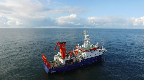 RV Heincke, second largest ship in the AWI fleet